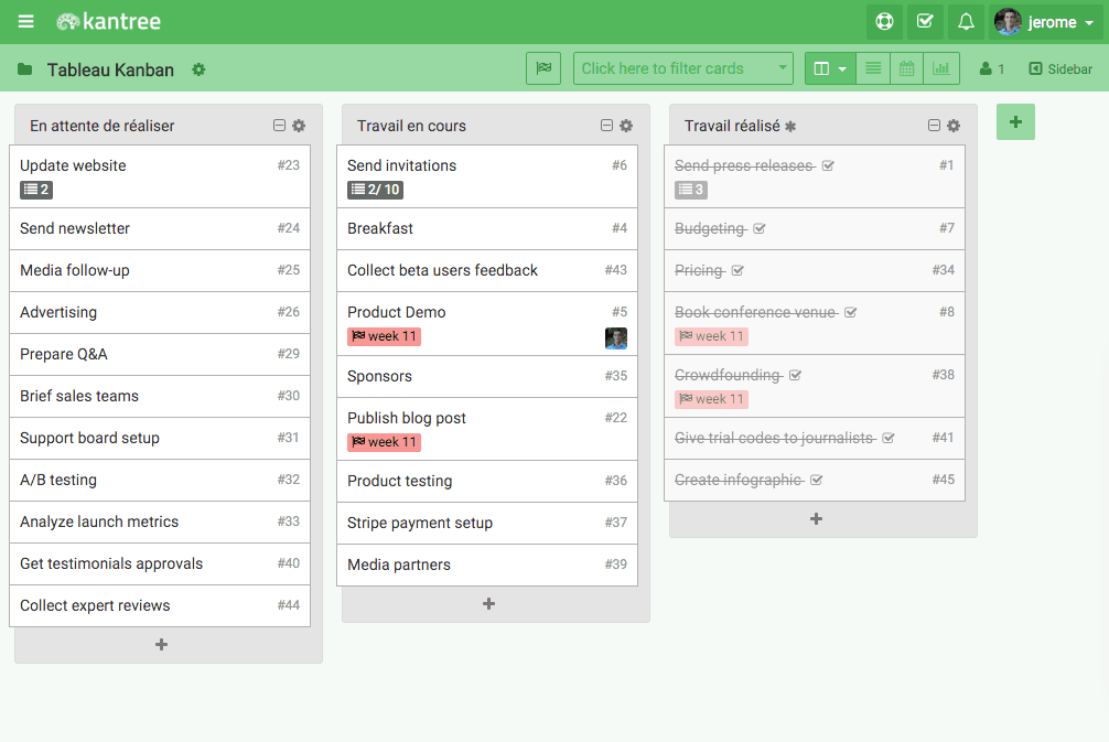 Tableau kanban — Wikipédia