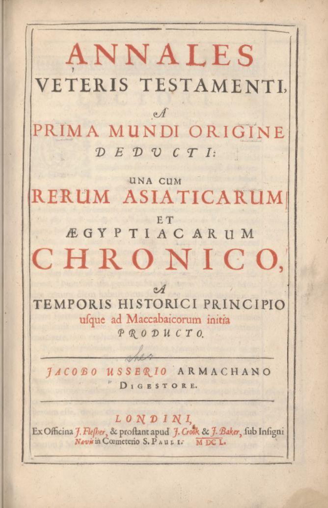 Ussher chronology - Wikipedia