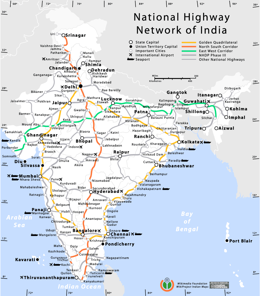 Transports en Inde — Wikipédia