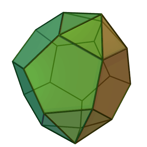 Metabiaugmented dodecahedron - Wikipedia
