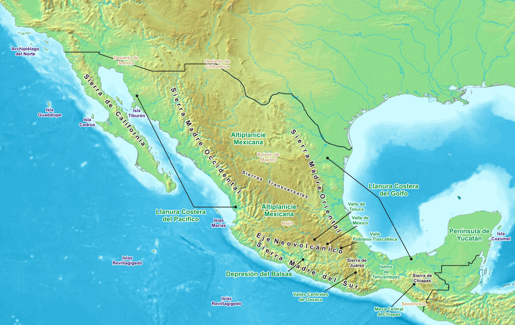 Plateau mexicain — Wikipédia