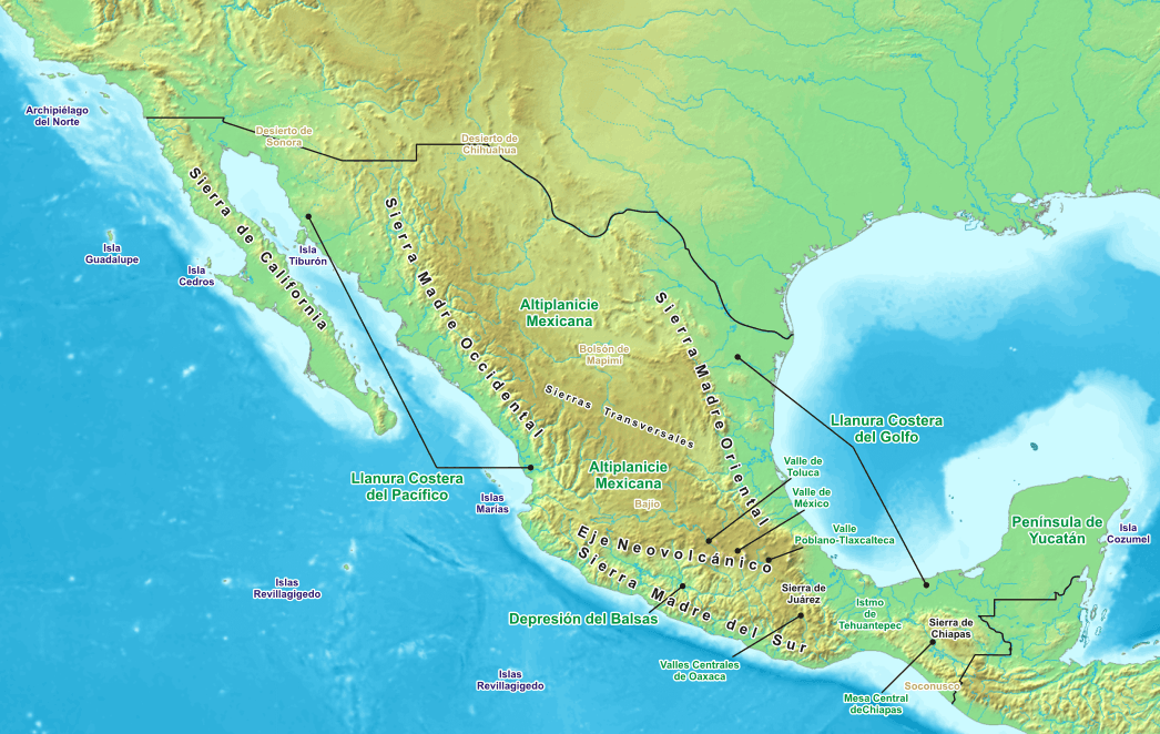 Plateau mexicain — Wikipédia