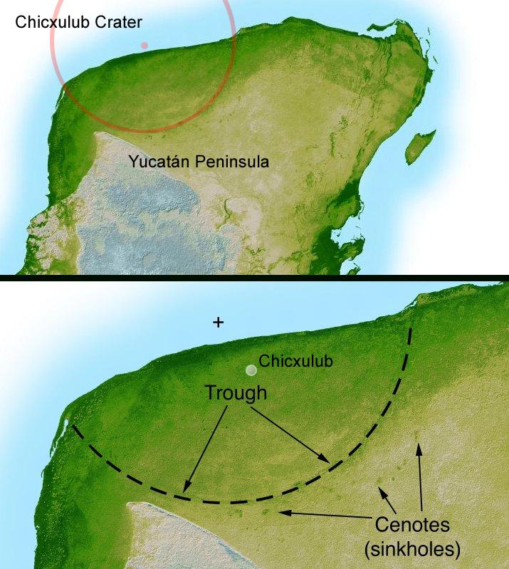 Chicxulub crater - Wikipedia