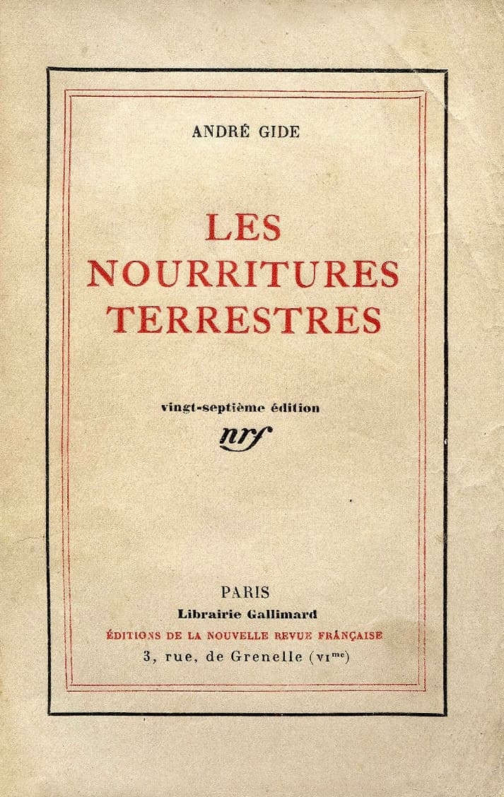 Les Nourritures terrestres — Wikipédia