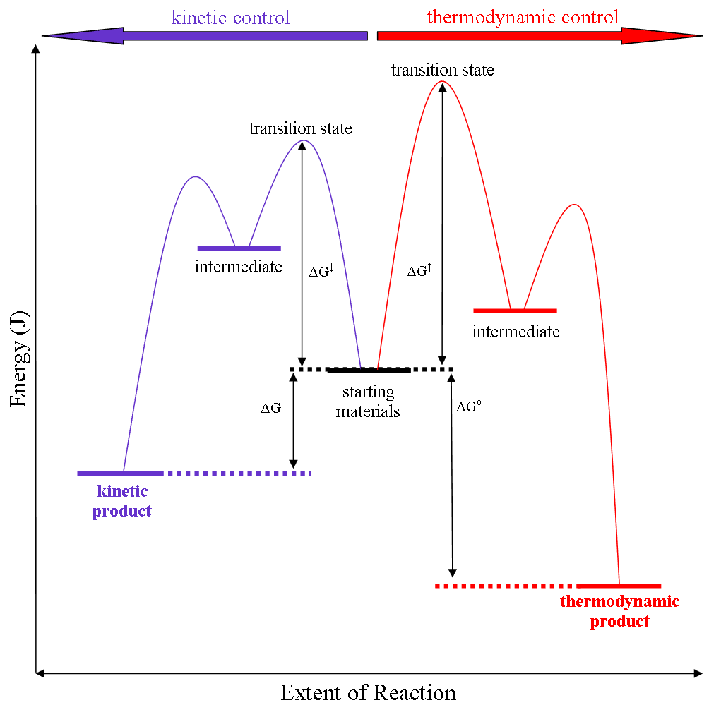 Thermodynamic versus kinetic reaction control - Wikipedia