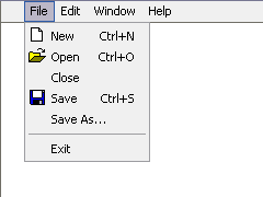 Menu (informatique) — Wikipédia