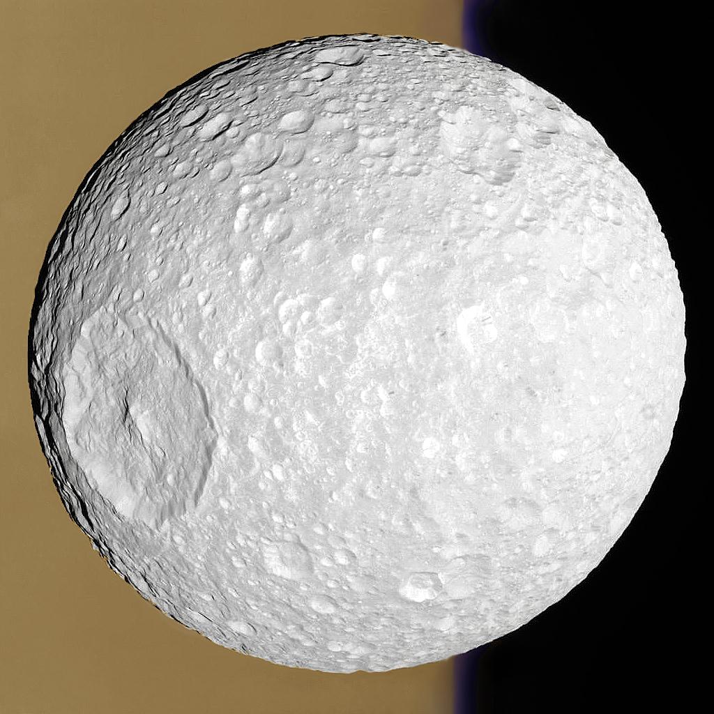 Mimas (lune) — Wikipédia