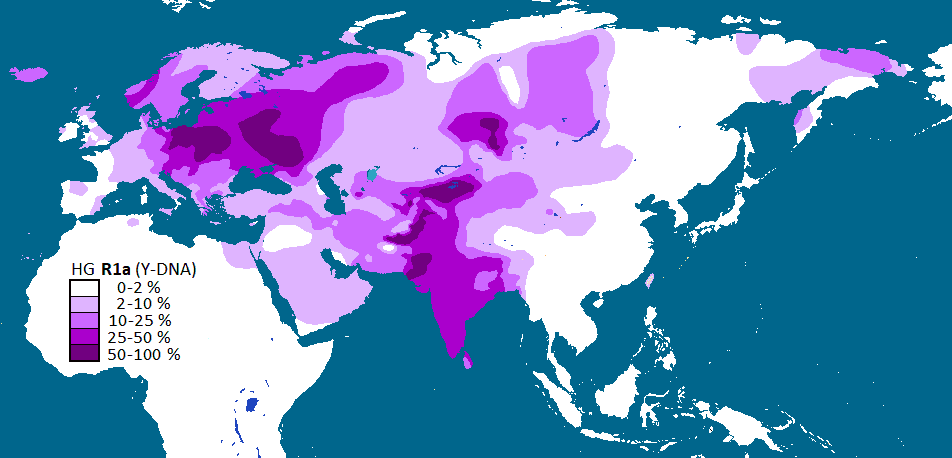 Haplogroup R1a - Wikipedia