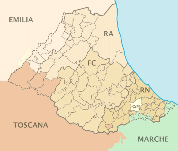 Romagne (Italie) — Wikipédia