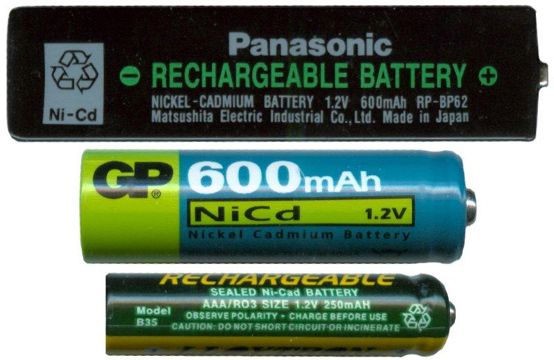 Nickel–cadmium battery - Wikipedia