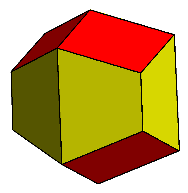 Trapezo-rhombic dodecahedron - Wikipedia