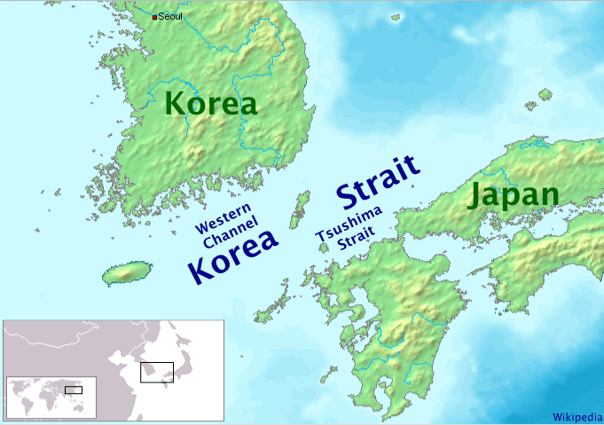 Korea Strait - Wikipedia