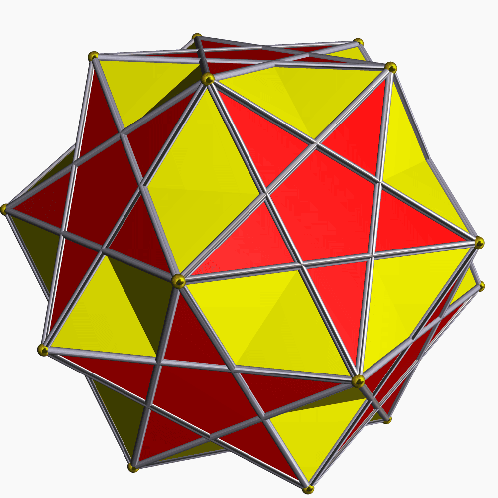 Small ditrigonal icosidodecahedron - Wikipedia