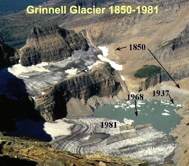 Recul des glaciers depuis 1850 — Wikipédia