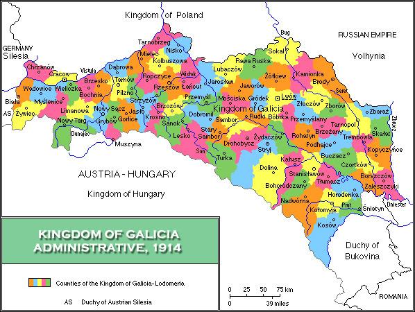 Subdivisions of the Kingdom of Galicia and Lodomeria - Wikipedia