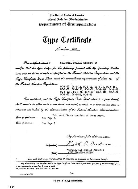 Type certificate - Wikipedia