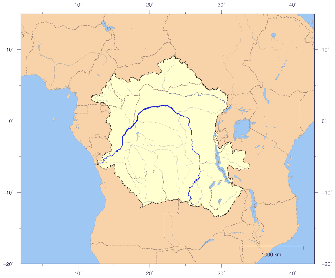 Bassin du Congo — Wikipédia