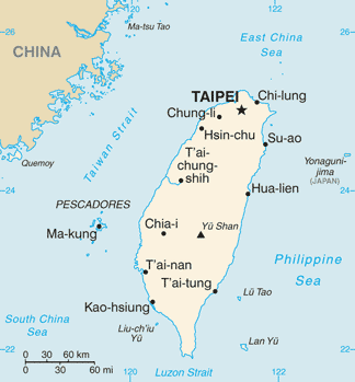 Géographie de Taïwan — Wikipédia