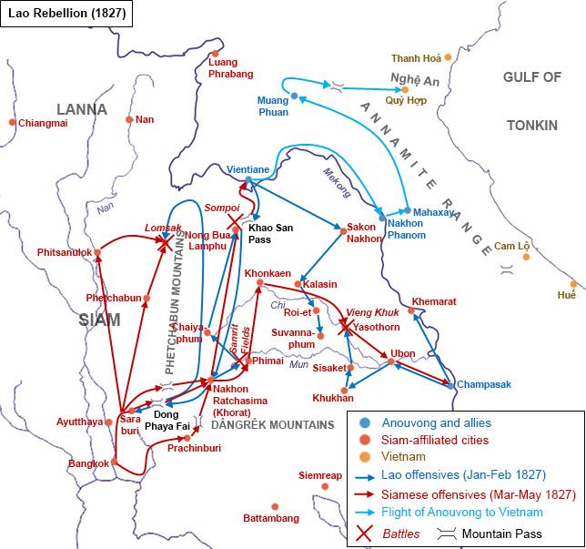 Lao rebellion (1826–1828) - Wikipedia