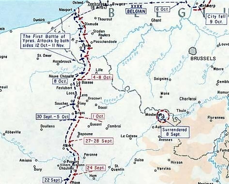 Première bataille d'Ypres — Wikipédia