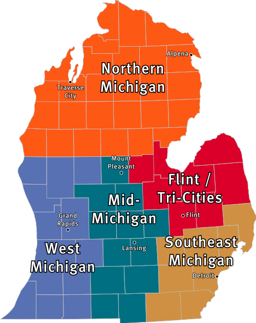 Péninsule inférieure du Michigan — Wikipédia