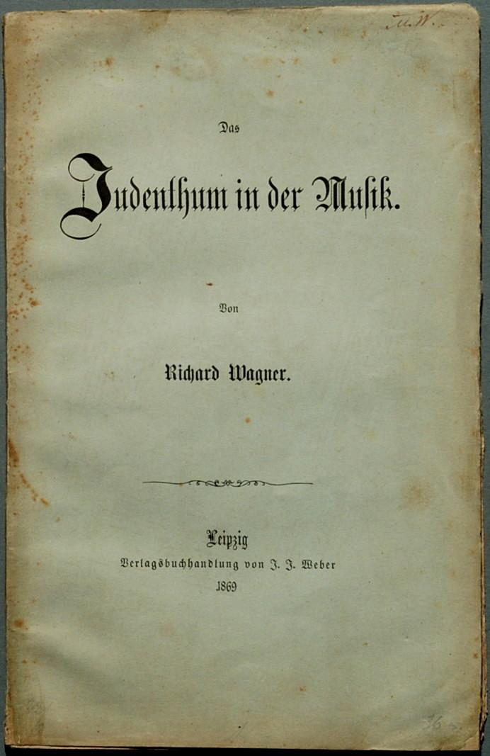 Das Judenthum in der Musik - Wikipedia