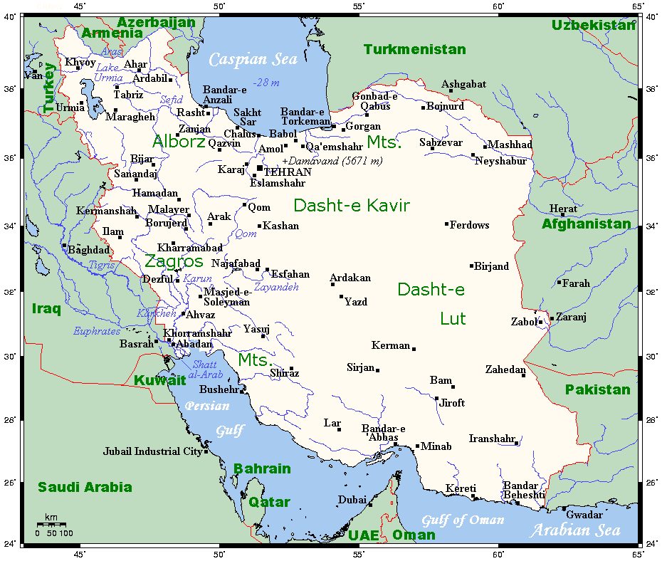 Geography of Iran - Wikipedia