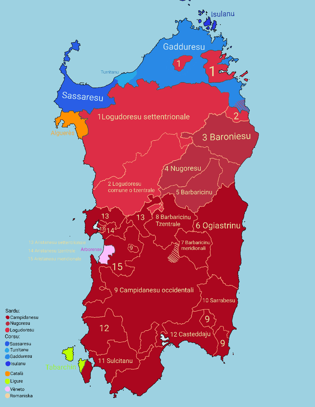 Sardinian language - Wikipedia