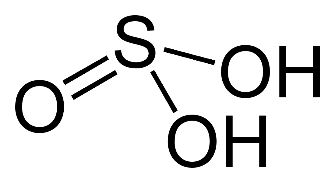 Sulfurous acid - Wikipedia