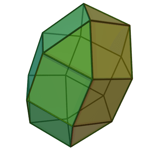 Elongated triangular gyrobicupola - Wikipedia