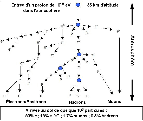 Gerbe atmosphérique — Wikipédia