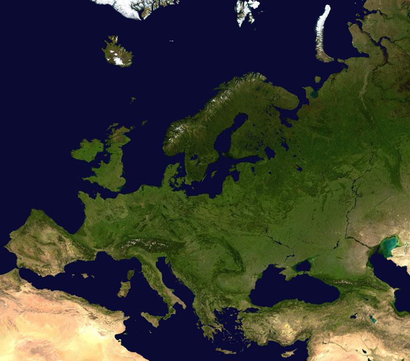 Géographie de l'Europe — Wikipédia