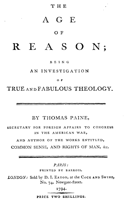 The Age of Reason - Wikipedia