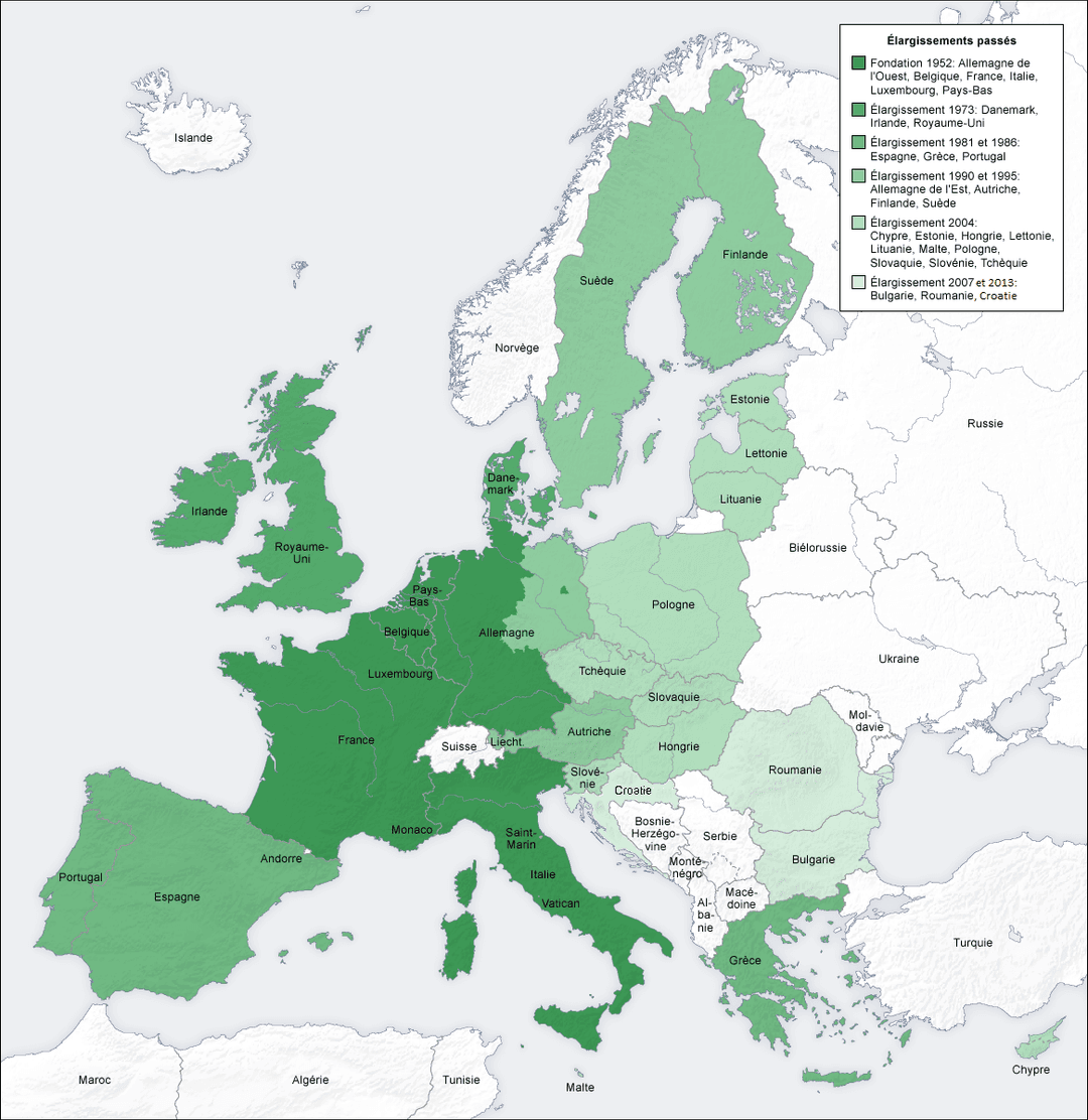 Histoire de l'Union européenne — Wikipédia