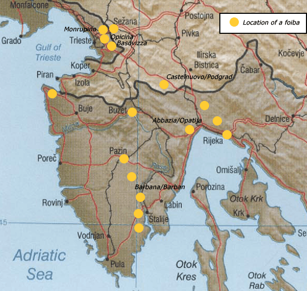 Massacres des foibe — Wikipédia