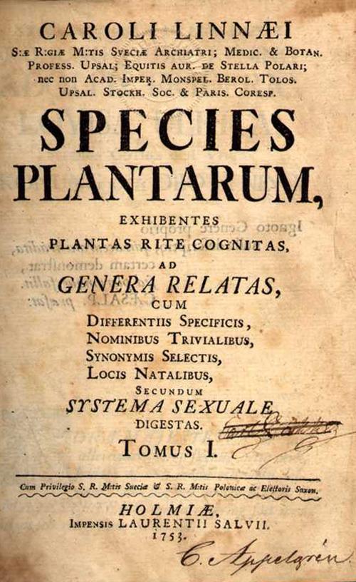 Species plantarum — Wikipédia