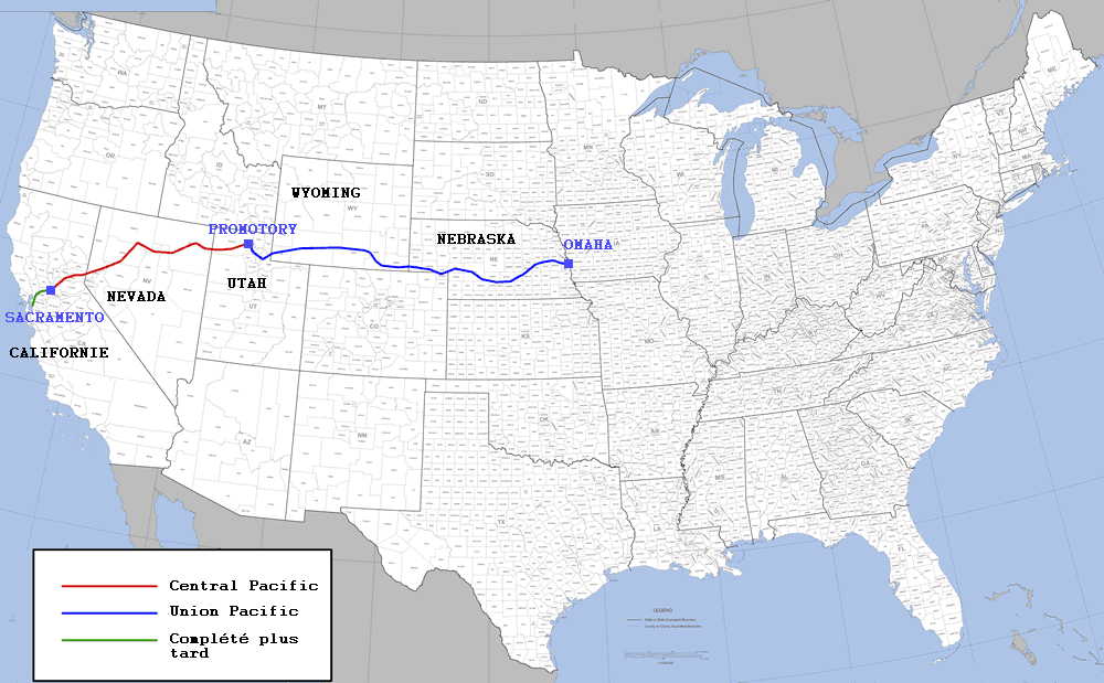 Premier chemin de fer transcontinental — Wikipédia