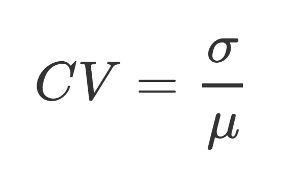 Coefficient de variation — Wikipédia