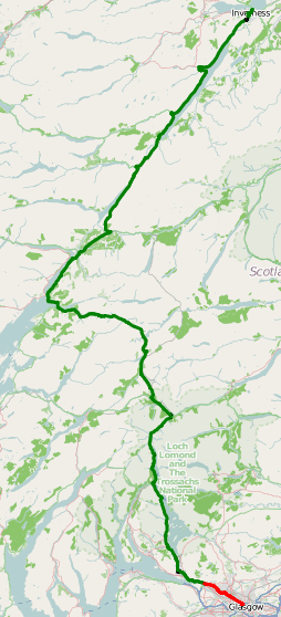 Route A82 (Grande-Bretagne) — Wikipédia