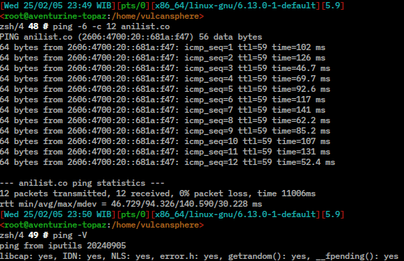 ping (logiciel) — Wikipédia