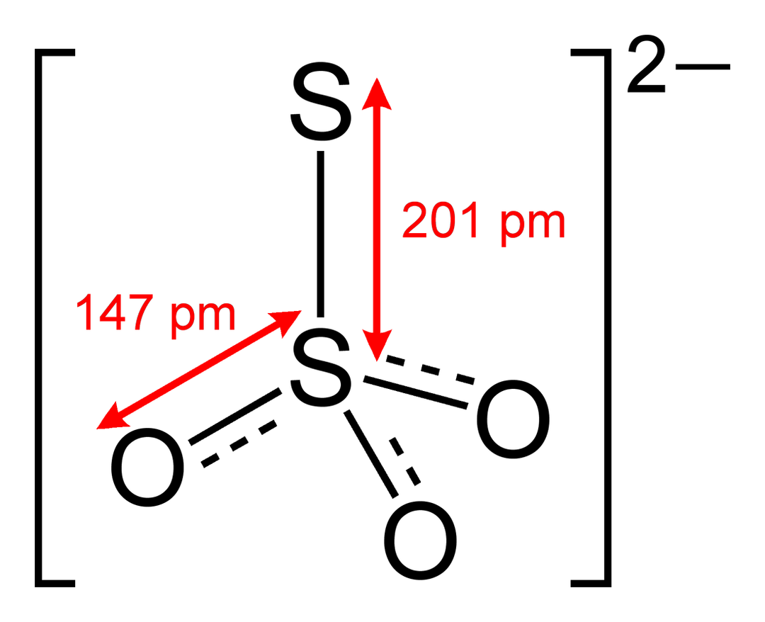 Thiosulfate — Wikipédia