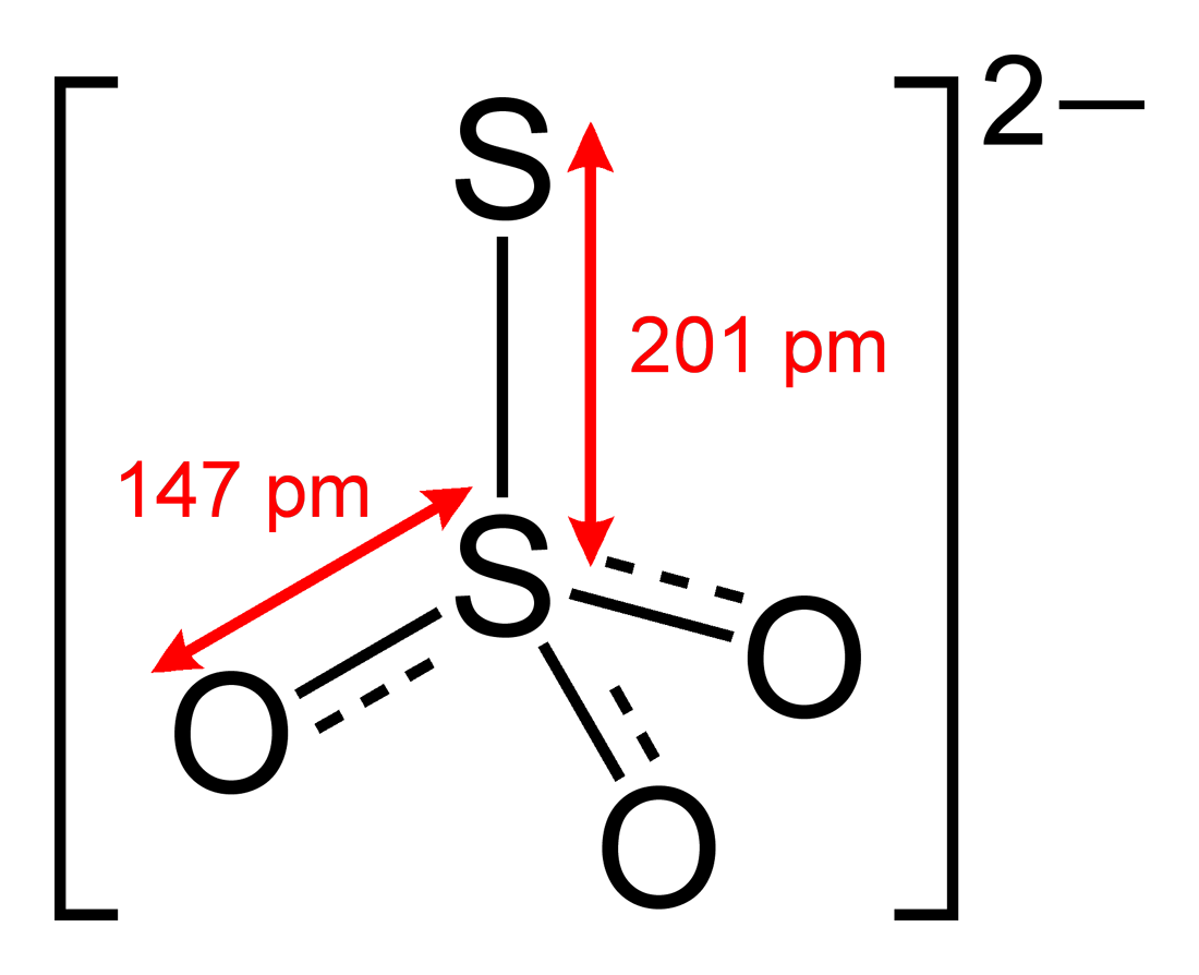 Thiosulfate — Wikipédia