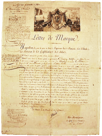 Lettre de marque — Wikipédia