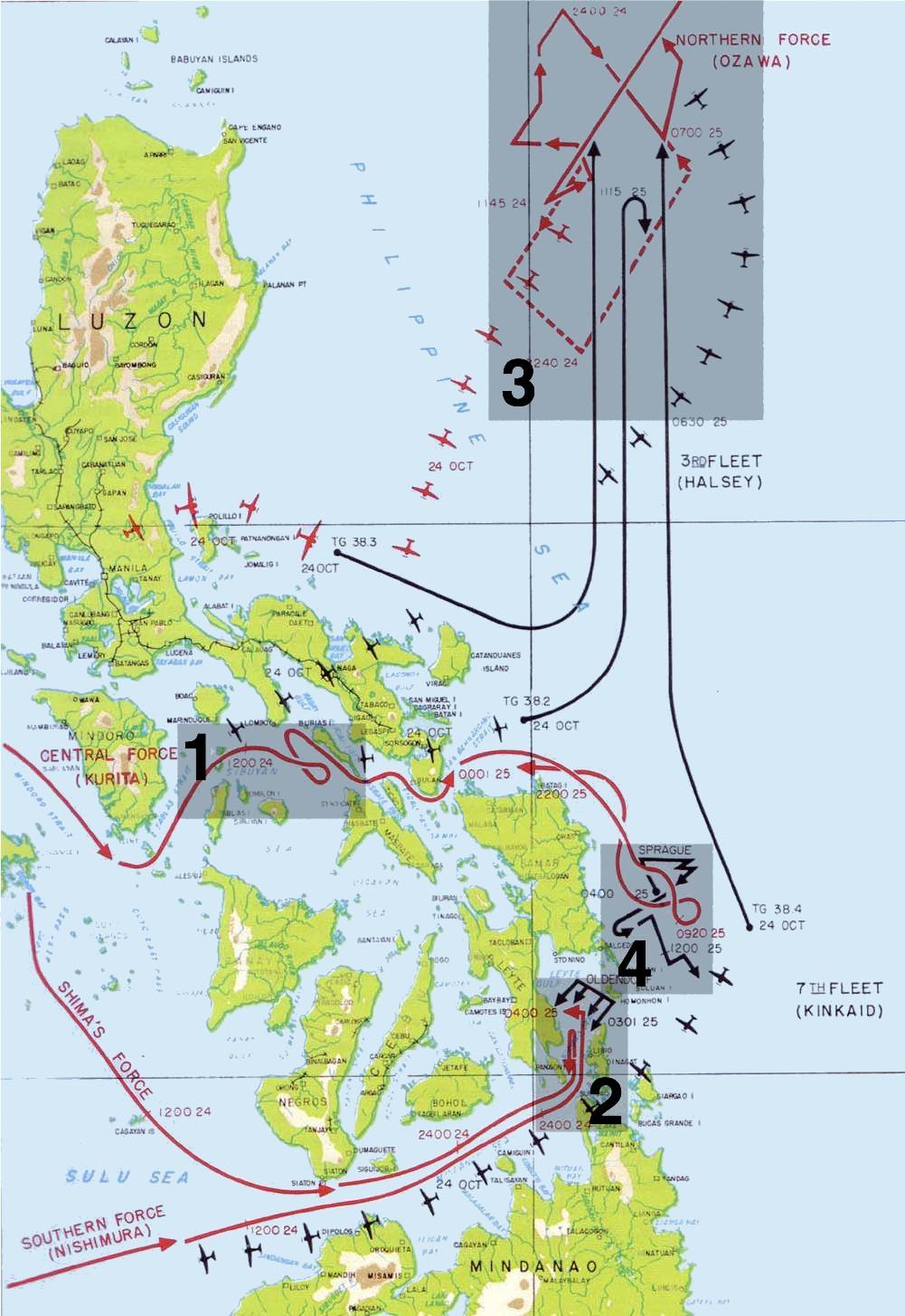 Bataille du golfe de Leyte — Wikipédia