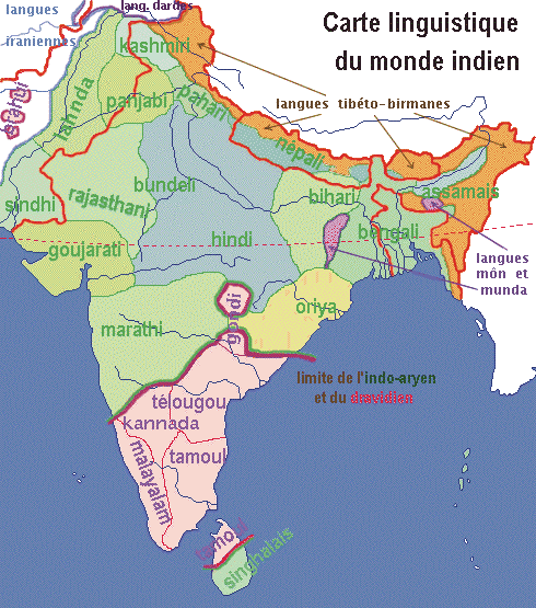 Langues en Inde — Wikipédia