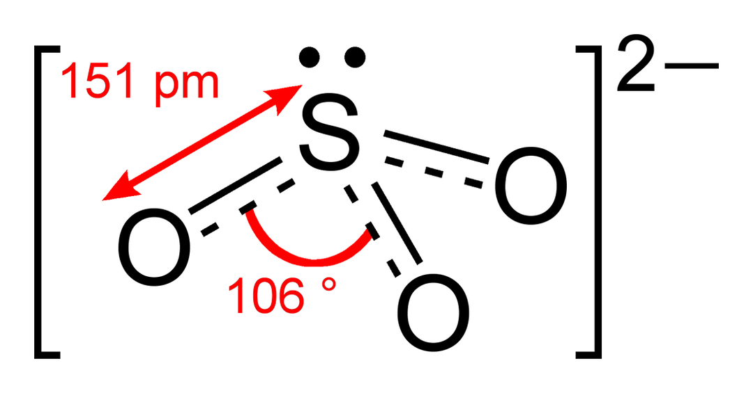 Sulfite — Wikipédia