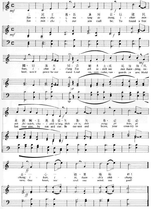 National Anthem of the Republic of China - Wikipedia