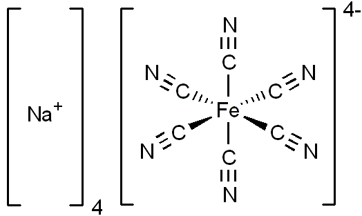 Ferrocyanure de sodium — Wikipédia