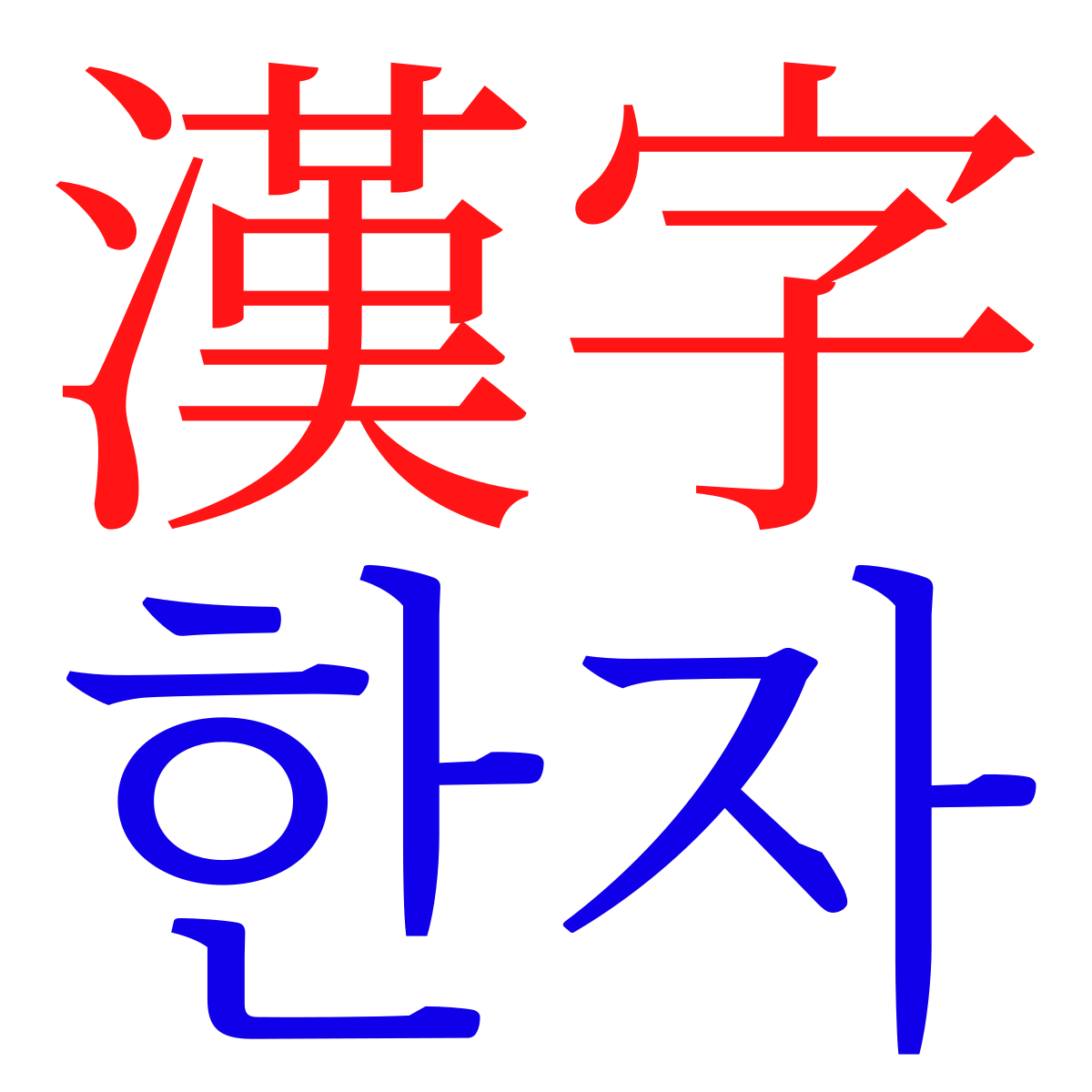 Hanja - Wikipedia