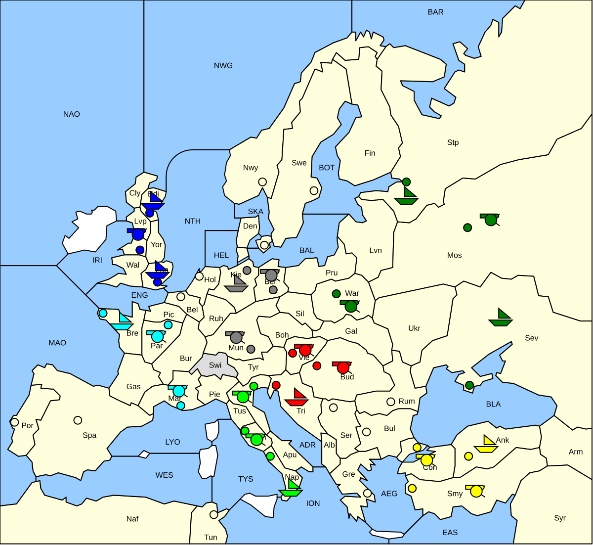 Diplomatie (jeu) — Wikipédia